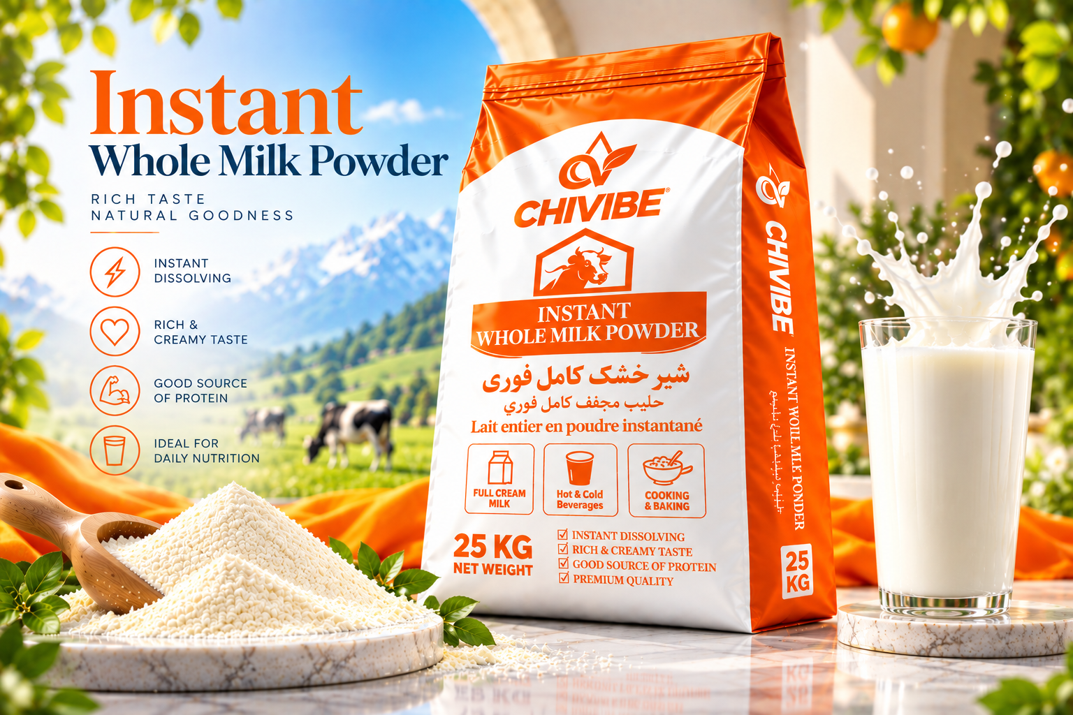 Instant Whole Milk Powder Chivibe