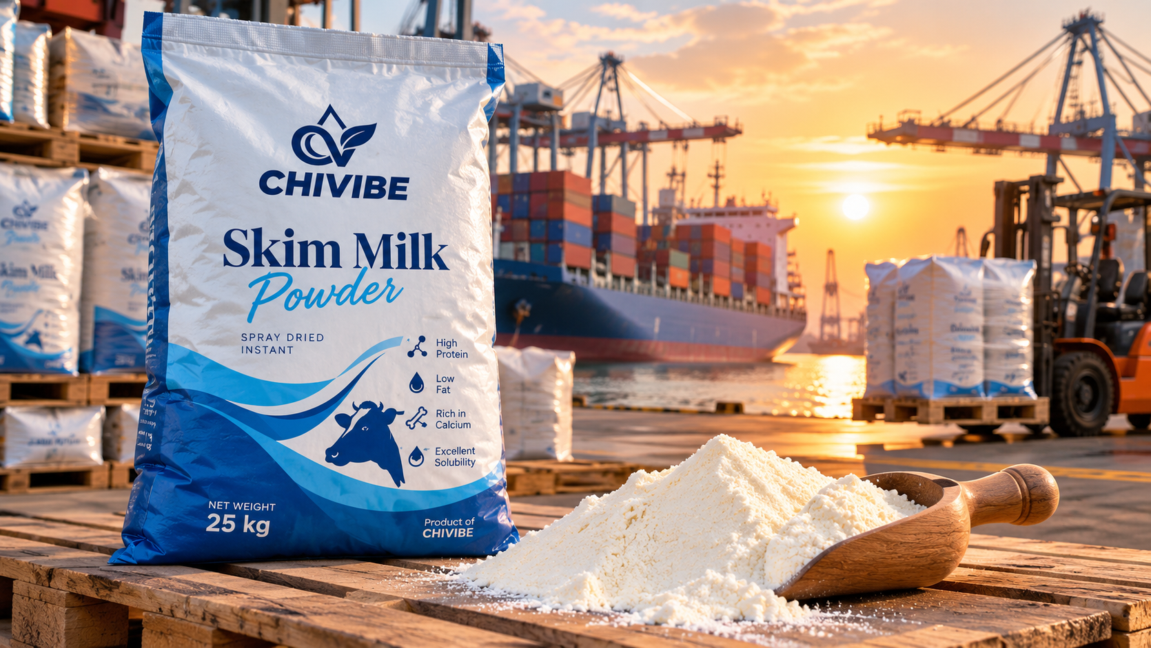 Buy skim milk powder in bulk for importers and distributors with global supply and logistics